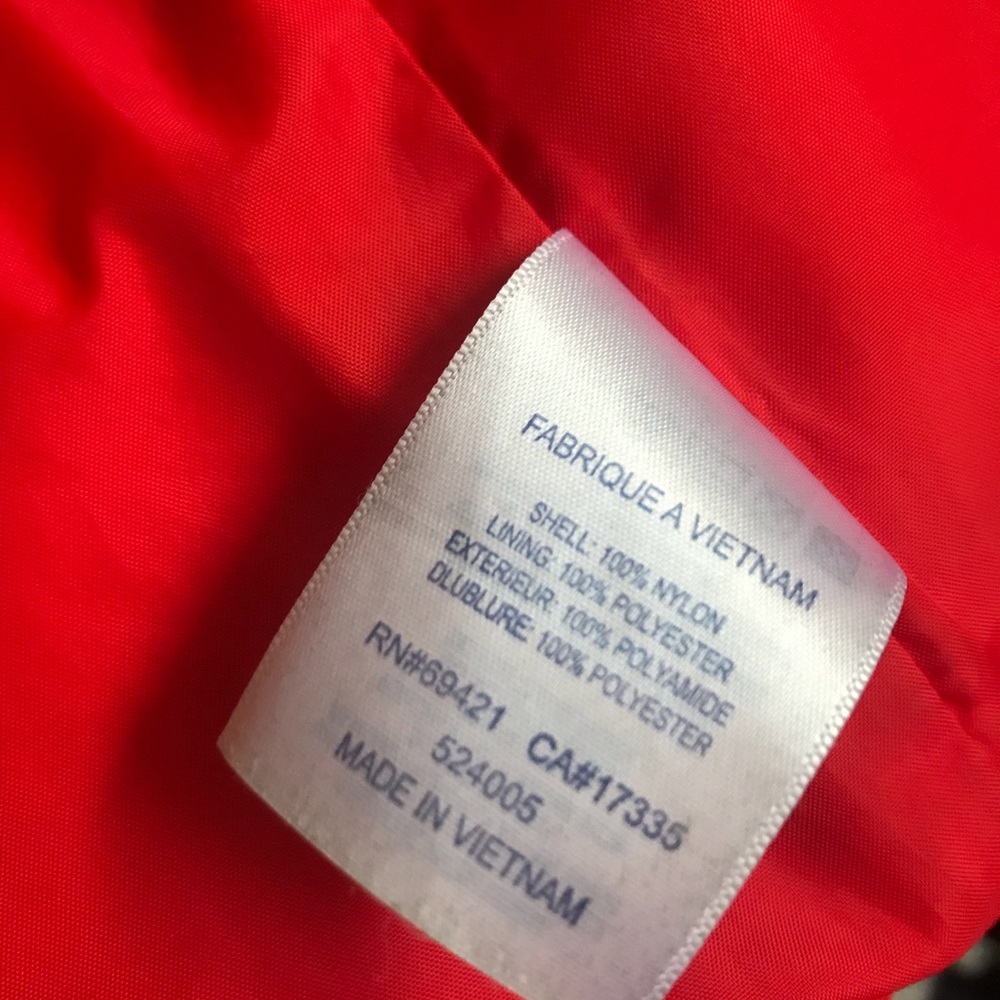 Rare Reebok Sample Multicolor Logo Puffer Jacket - Picture 8 of 8